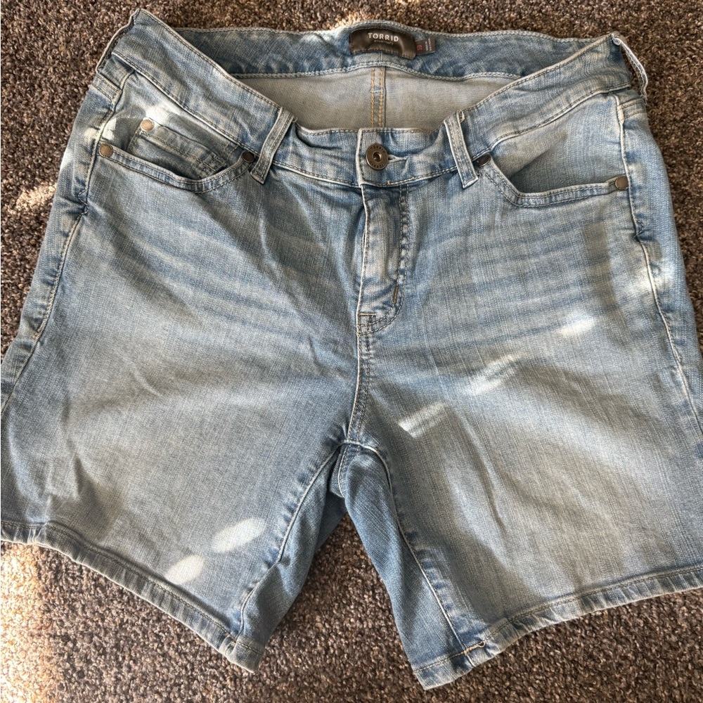 Torrid Women's Light Blue Jean Shorts